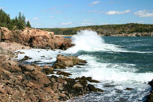ocean_CRW_0455 (1).JPG   -   Surf breaking on the rocks along the shoreline of Acadia National Park